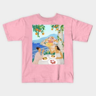 Girls in Positano Kids T-Shirt